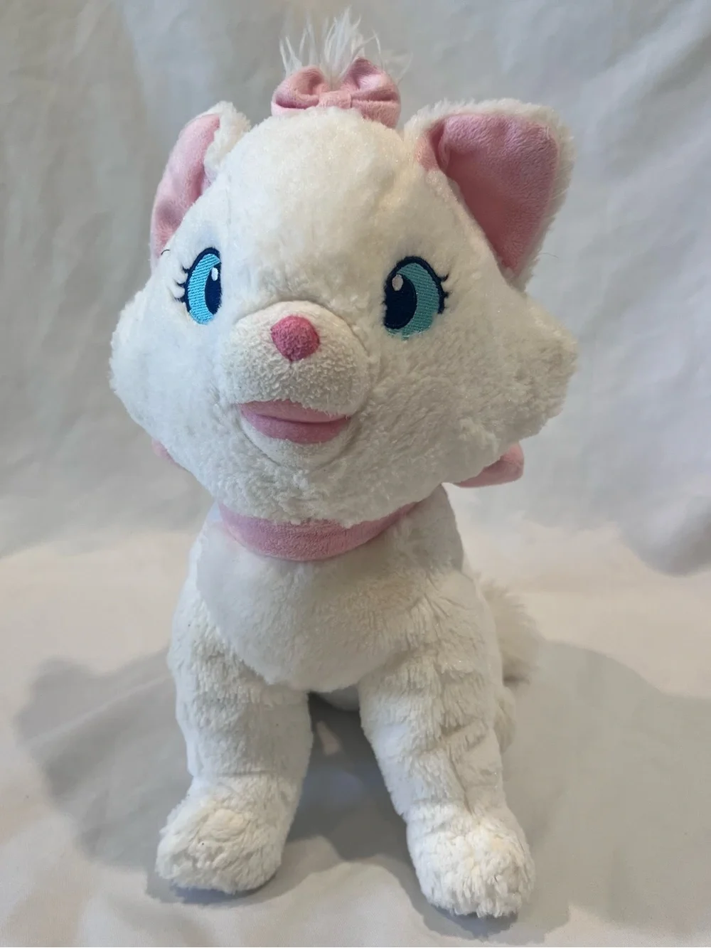Disney Marie Aristocats Plush Cat Pink Bow Disney Collection